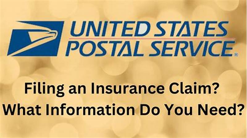 File Usps Insurance Claim