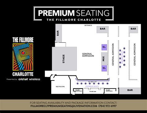 Fillmore Seating Chart Charlotte Nc