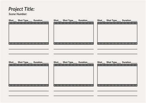 Film Layout Template