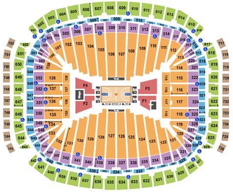 Final Four Seating Chart