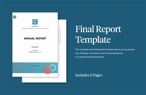 Final Report Template