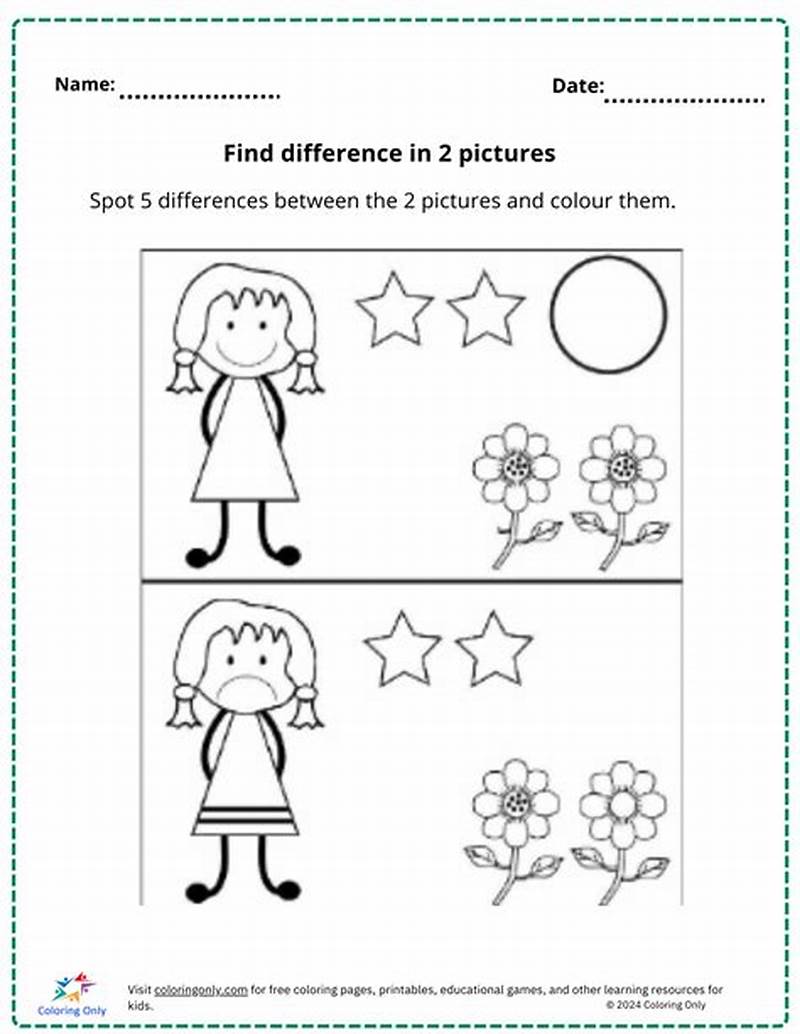Find The Difference Between Two Pictures Printable