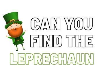 Find The Leprechaun Printable Tpt