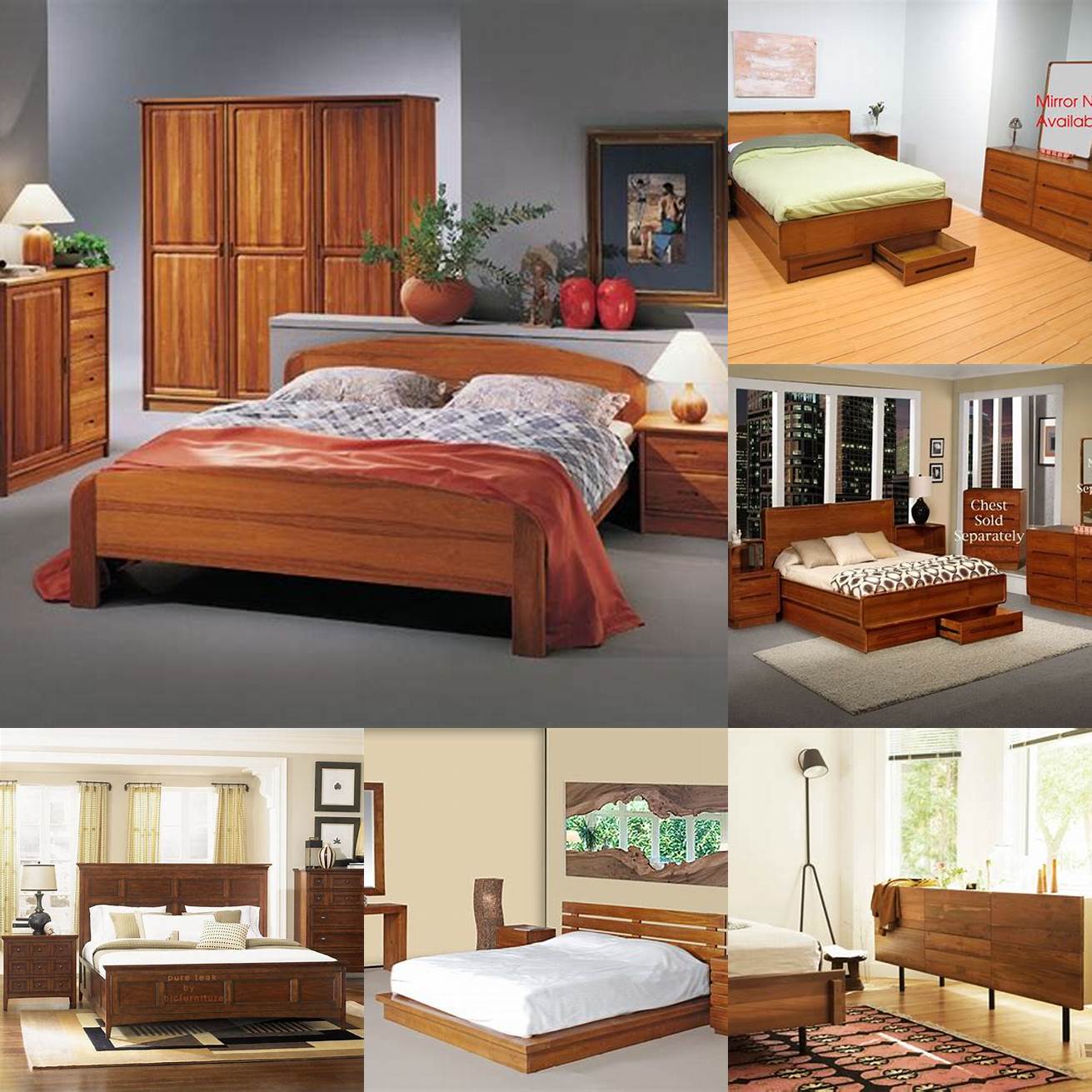 Finding deals on teak bedroom furniture