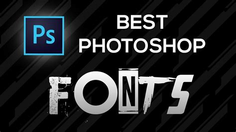 Finding the right Font in Photoshop for large type