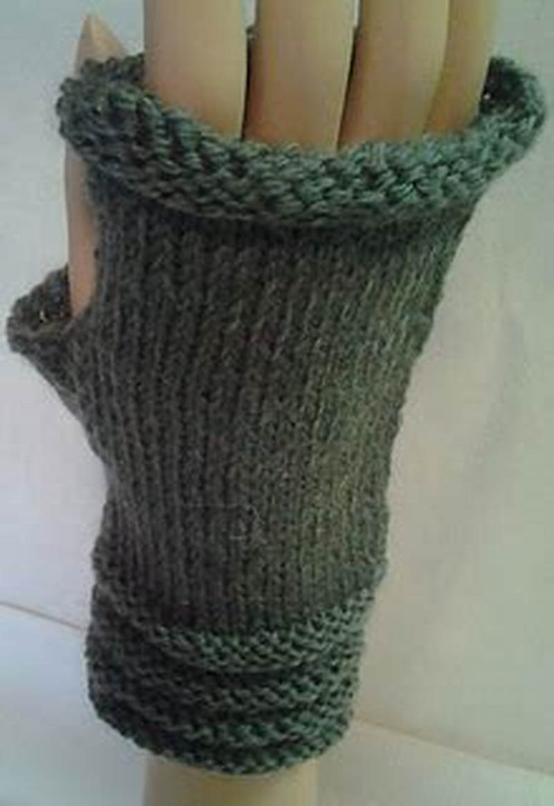 Fingerless Gloves Knitting Pattern Magic Loop