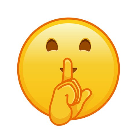 Fingers in mouth emoji