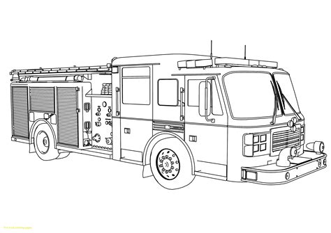 Fire Truck Coloring Pages Printable