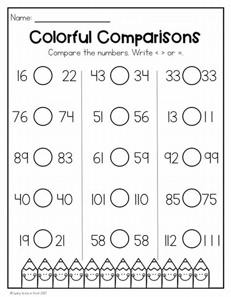 First Grade Math Printables
