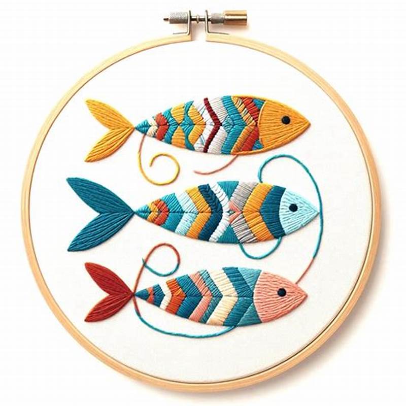 Fish Embroidery Pattern