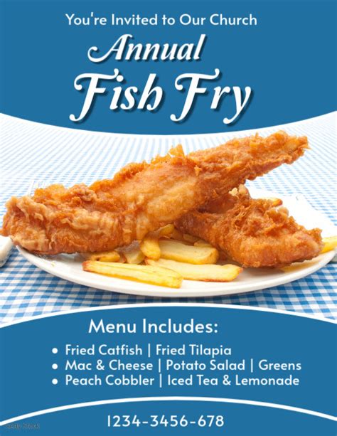 Fish Fry Flyer Template