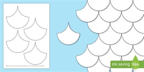 Fish Scale Template