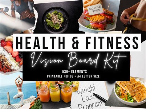 Fitness Vision Board Printables