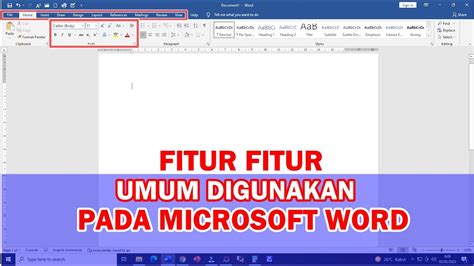 Fitur Sinonim pada Microsoft Word