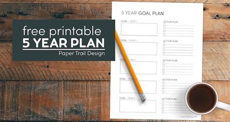 Five Year Plan Template Free