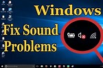 Fix Sound Problems On PC Windows 10