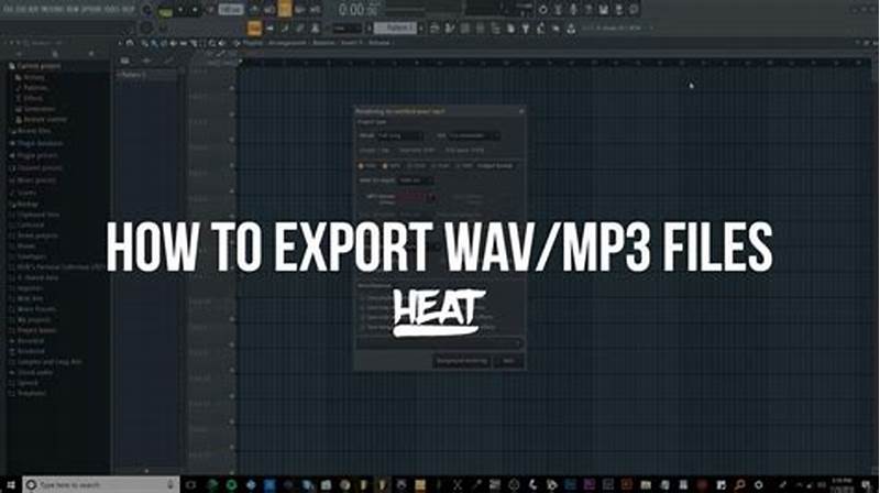 Fl Studio Export Pattern As Wav
