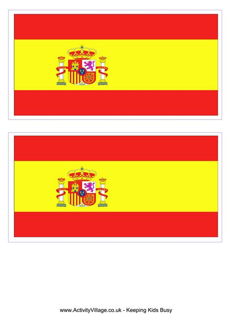 Flag Of Spain Printable
