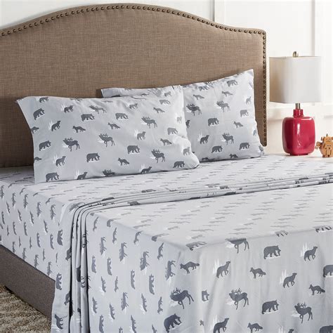 Flannel Queen Size Bed