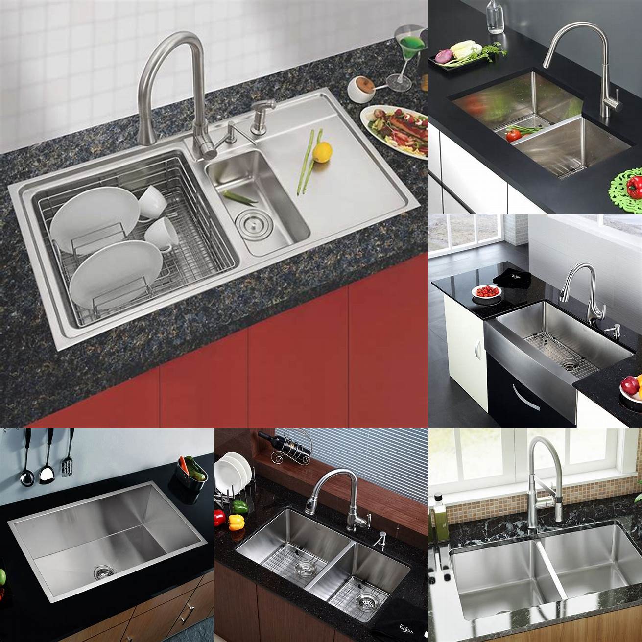 Flexible Stainless steel sinks come in a wide range of sizes shapes and styles to fit any kitchens design and functionality needs You can choose from single or double bowl sinks undermount or top mount sinks and more