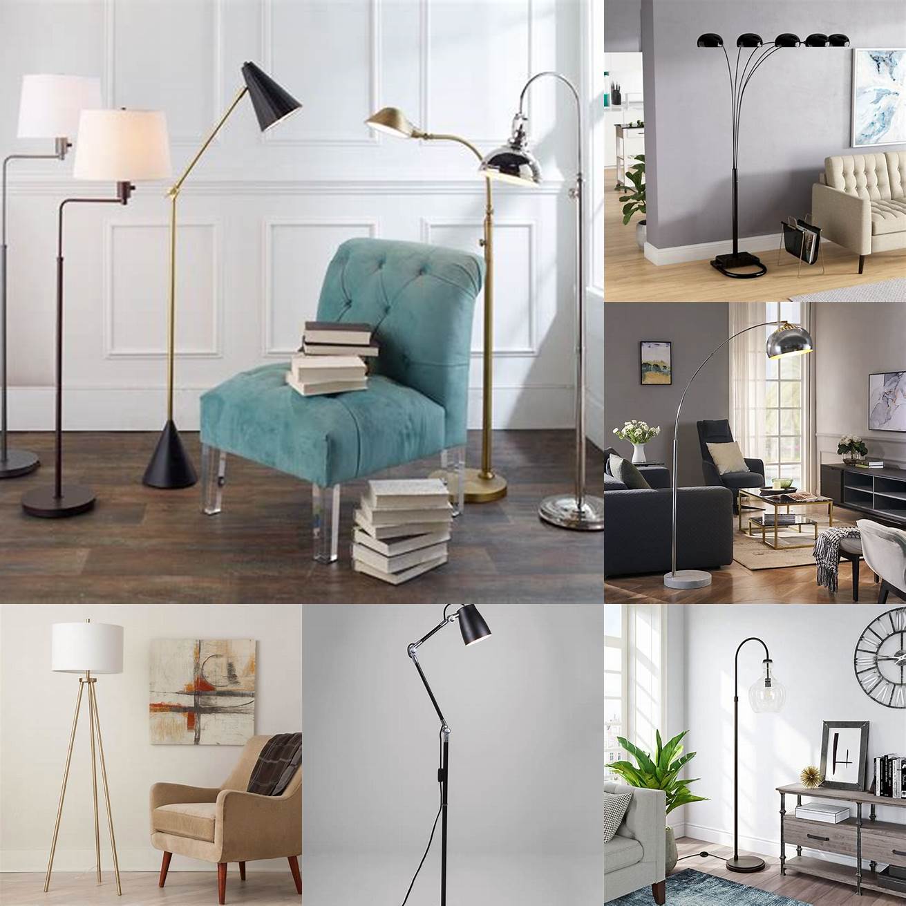Floor lamps are a versatile lighting option that can be used in any room