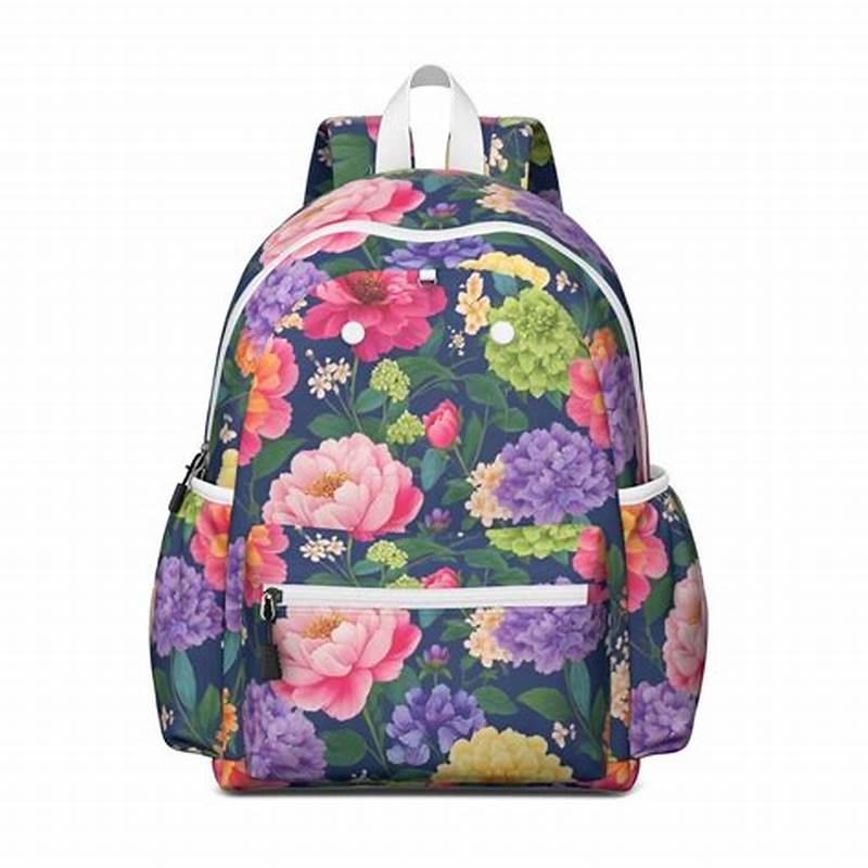 Floral Pattern Backpack