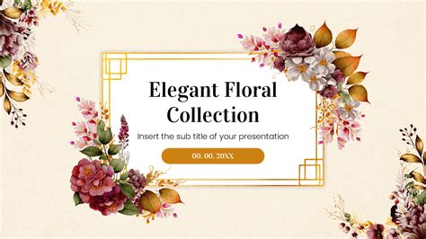 Floral Slide Template