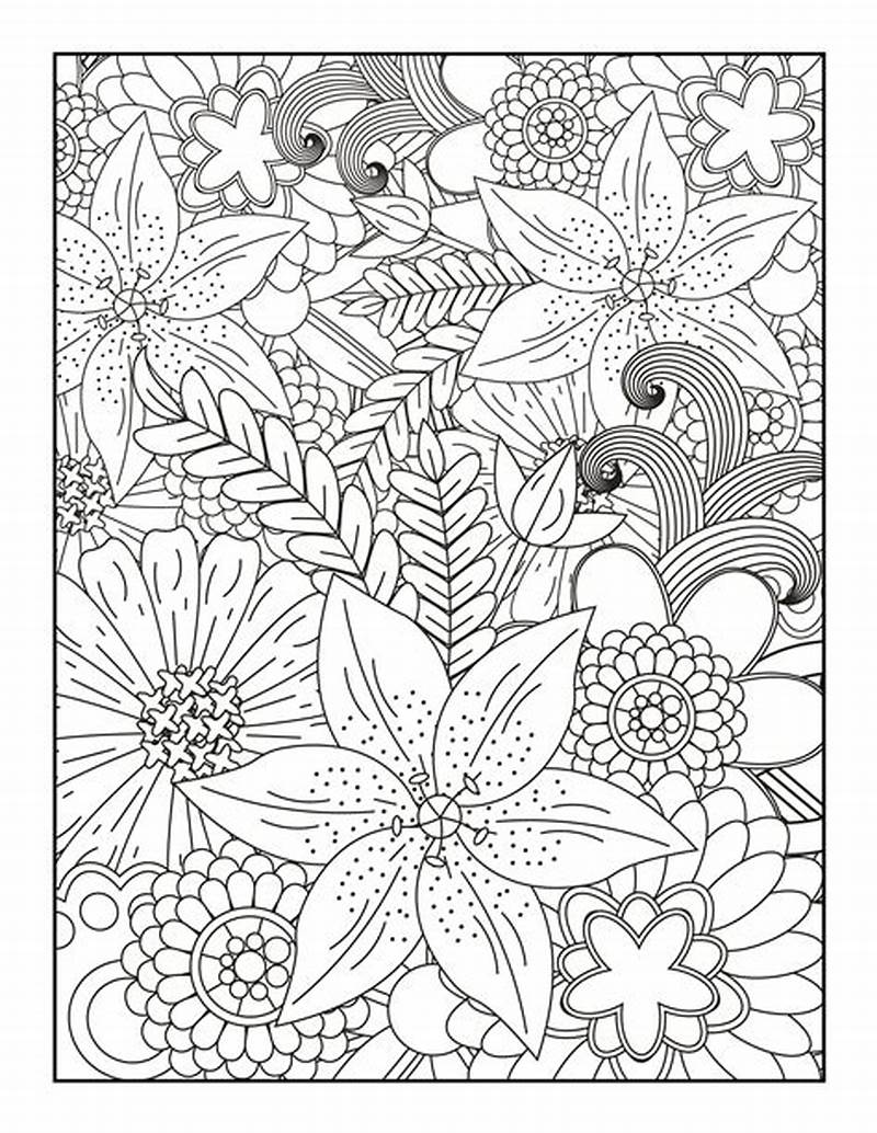 Flower Coloring Patterns