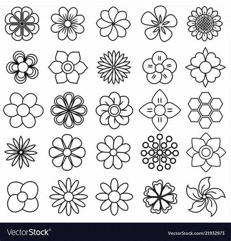 Flower Drawing Pattern