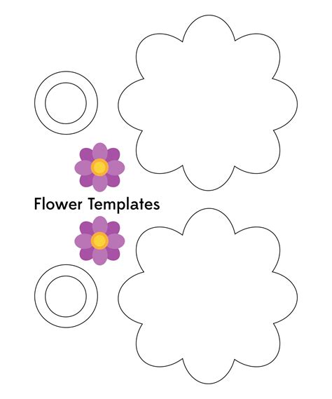Flower Template Large