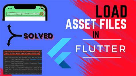 FlutterError Unable to load asset