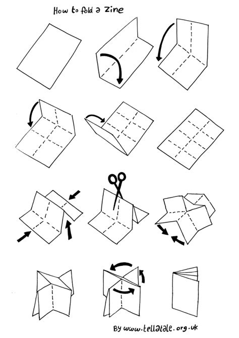 Foldable Zine Template
