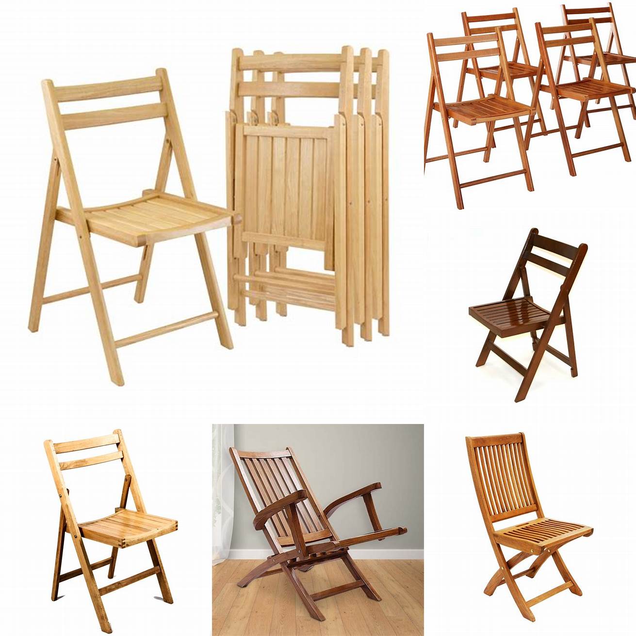 Folding Wooden Chairs
