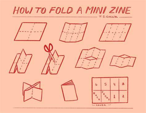 Folding Zine Template