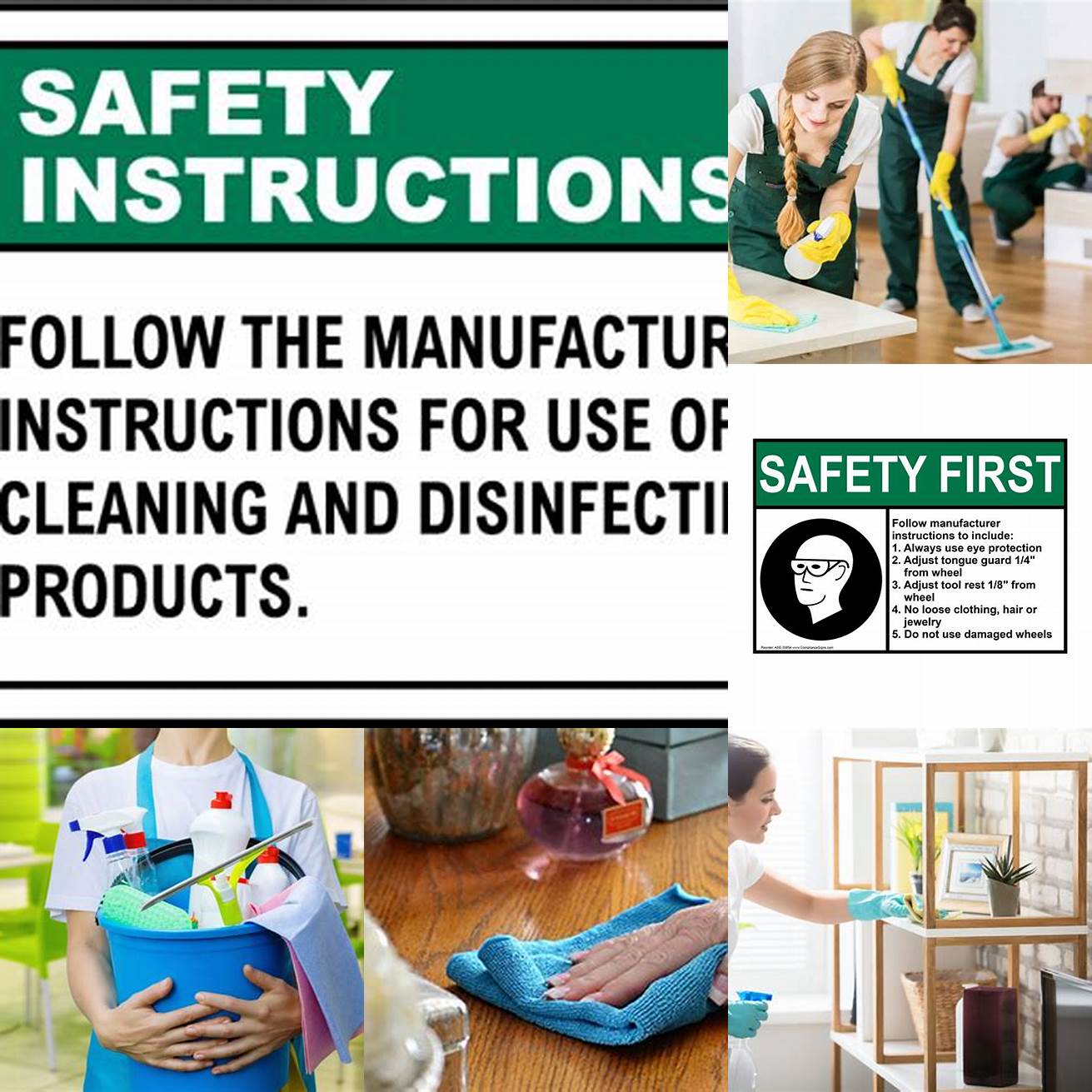 Follow manufacturers instructions for care and cleaning