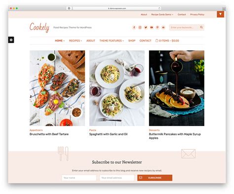 Food Blog Templates