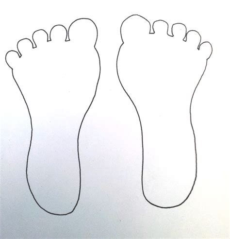 Foot Outline Printable