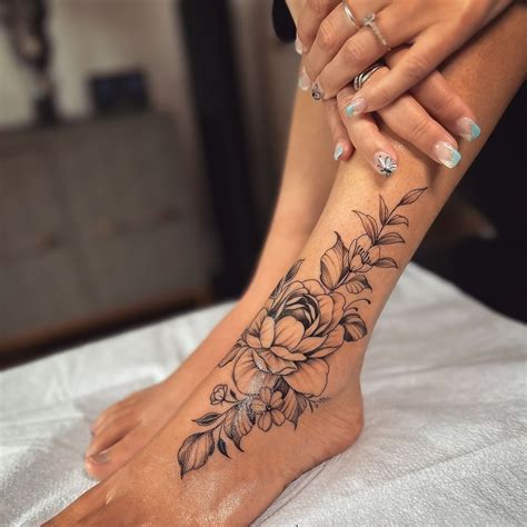 Foot Tattoo Template