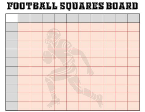 Football Board Free Printable