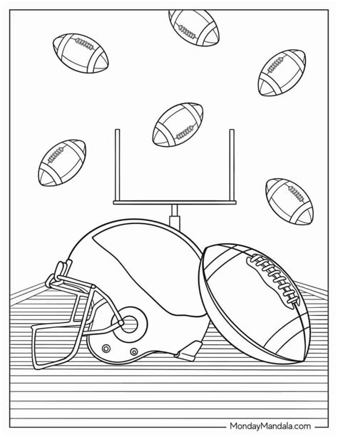 Football Printables Coloring Pages
