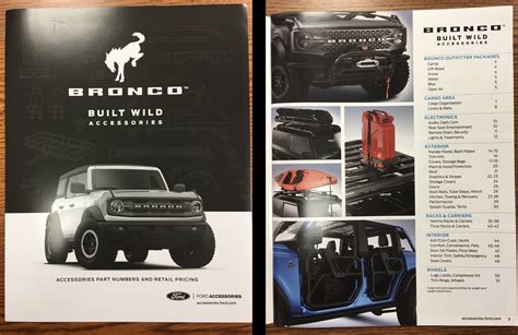 Ford Bronco Catalog