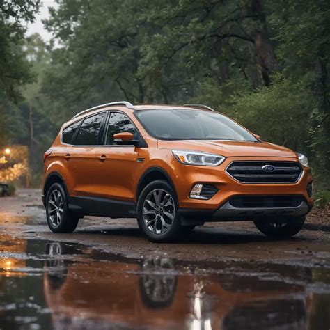 Image showcasing advanced safety features in a Ford Escape