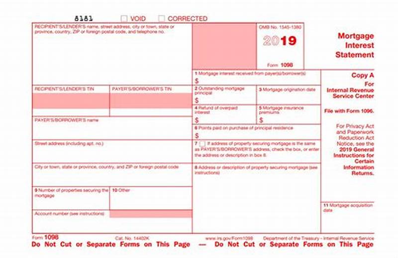 Form 1098 Example