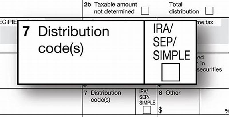 Form 1099 R Distribution Code