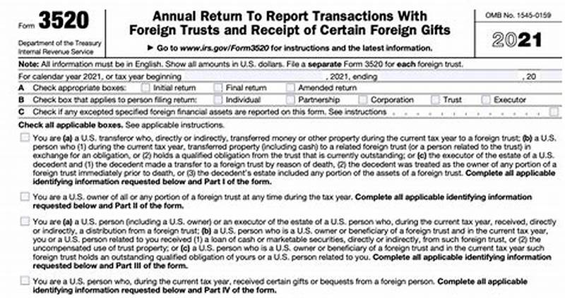Form 3520 Part Iv Example