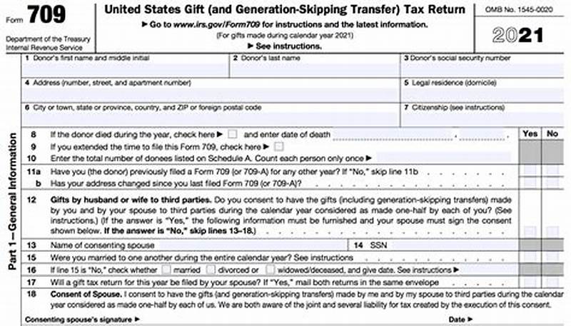 Form 709 Gift Splitting Example