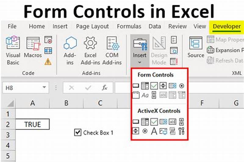 Form Controls In Excel