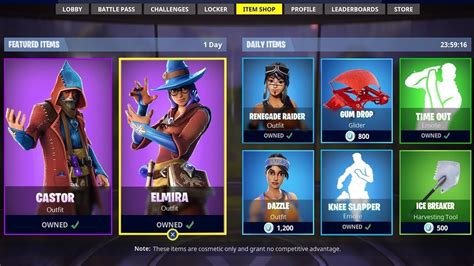 Fortnite Item Shop Right Now