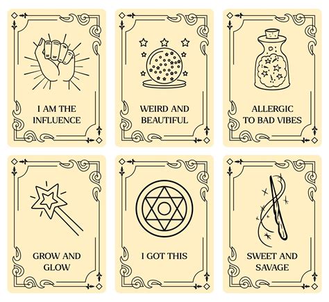 Fortune Teller Cards Printable