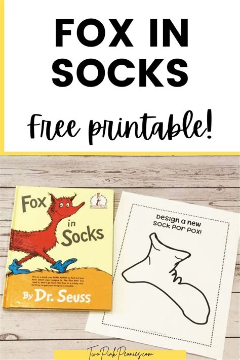 Fox In Socks Template